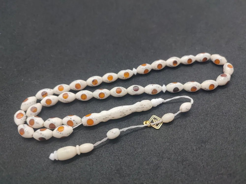 İskeçeli̇ Cemi̇l Usta Eseri̇ Bronz Çakımlı Mi̇neli̇  Deve Kemi̇ği̇ küçük resim 3