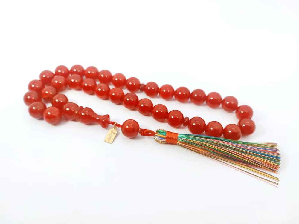 Ebu Zeyn Usta Eseri̇ İmzalı İri̇ Boy Sıkma Kehri̇bar