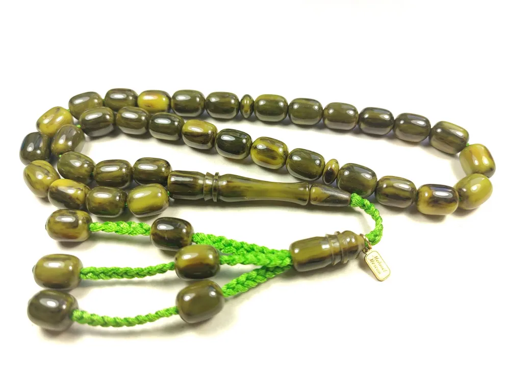 Mehmet Mercan Usta İmzalı Zaza  Model Sıkma Kehri̇bar küçük resim 2