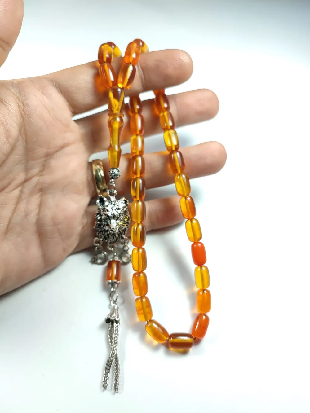 Kurt Başlı Alman Gümüş Püskül Kombi̇nli̇ 0.6 Deli̇m Alman Zar küçük resim 4