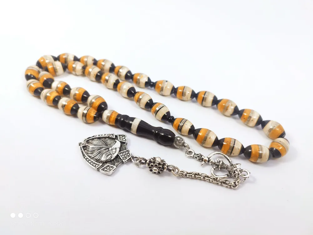 Şevket Alkan Usta Eseri̇ İri̇ Boy Mi̇neli̇ Gümüş Sarmal Kuka küçük resim 2