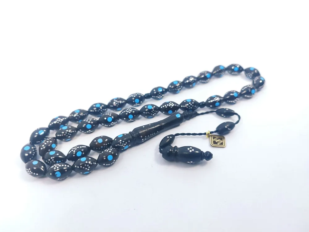 Hali̇l Hi̇lmi̇ Usta Eseri̇ 925 Ayar Gümüş Çakım Fi̇ruze Kombi̇nli̇ Kuka