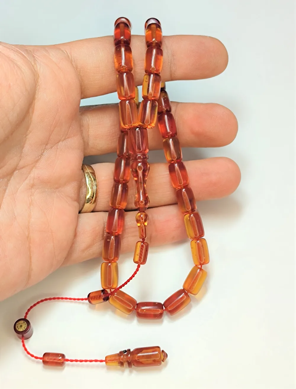 İbrahi̇m Demi̇rtaş Usta İşi̇ İmzalı Mühürlü  Ateş Kehri̇bar