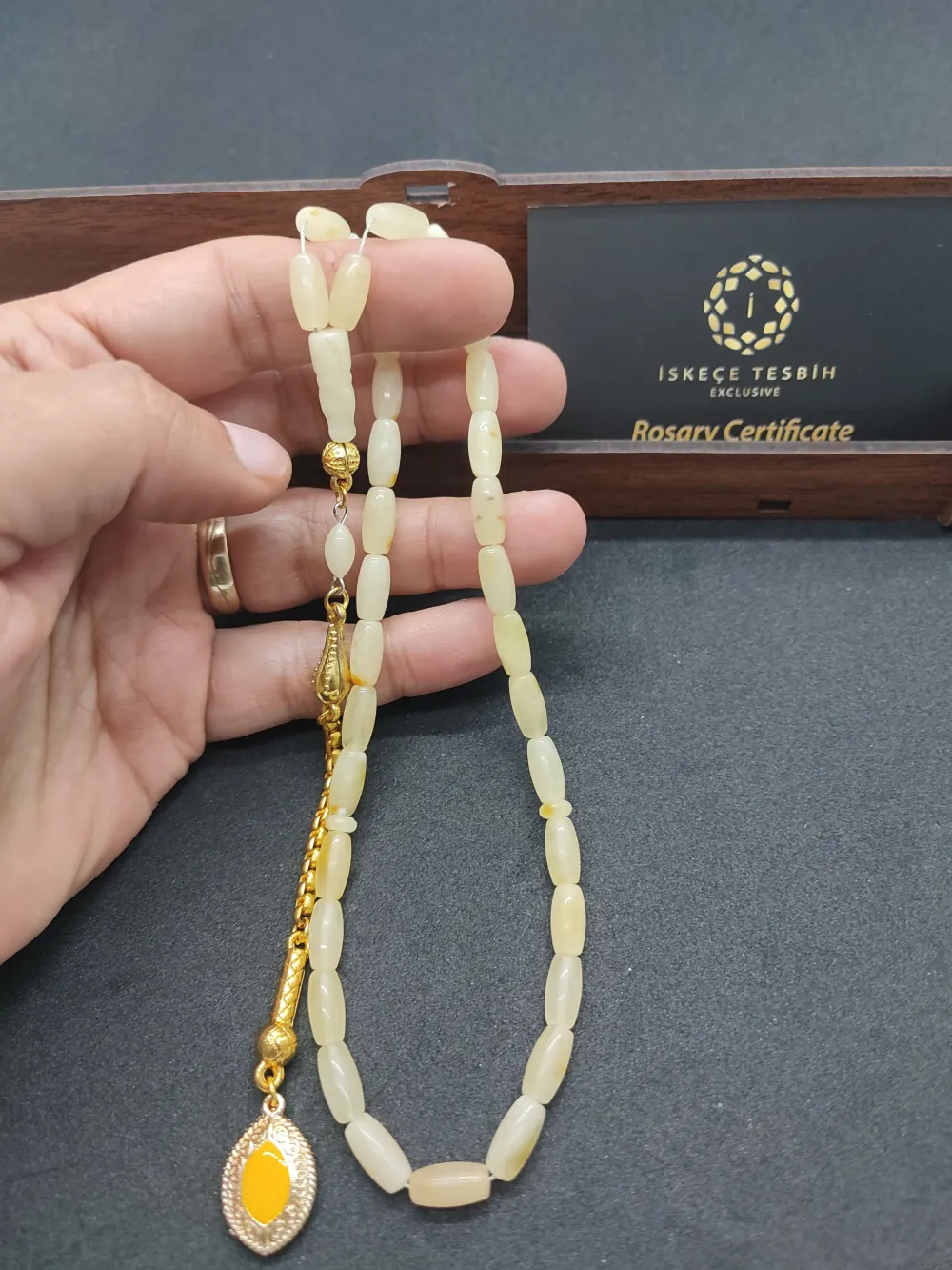 Kaçkar Usta Eseri̇ 10.18 Gr Alman Gümüş Püsküllü Kali̇ngrad Kaya Damla küçük resim 5