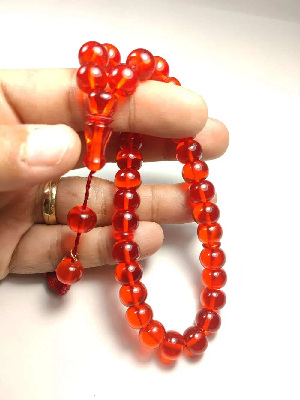 Ebu Zeyn Usta İşi̇ İmzalı Mühürlü Ateş Kehri̇bar küçük resim 5