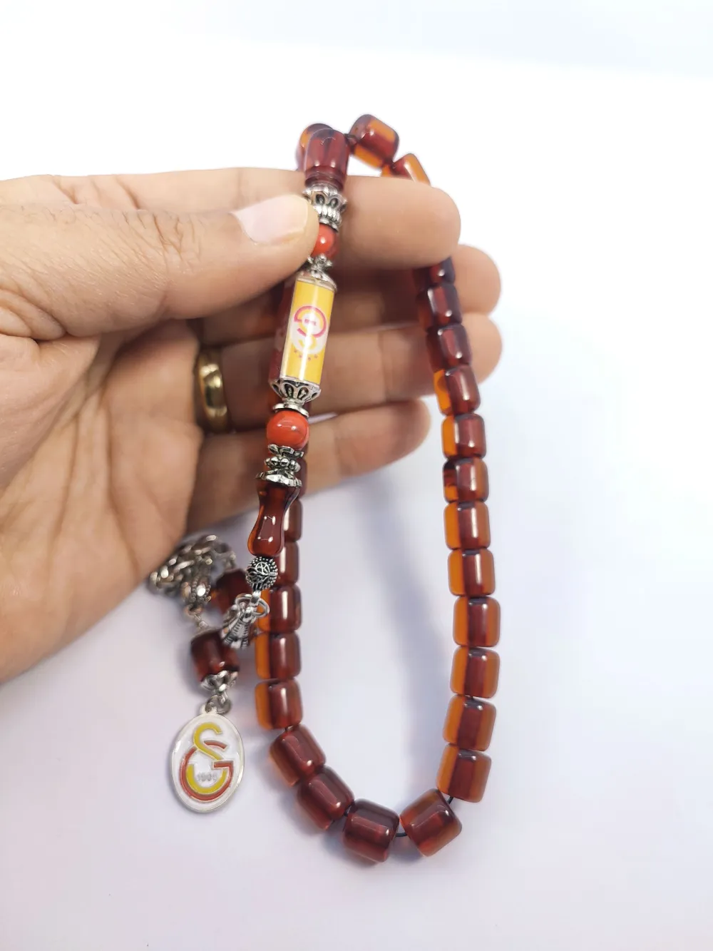 Gümüş Nakkaş Gümüş Püsküllü Galataray Taraftar Ateş-İ Kerhi̇bar küçük resim 4