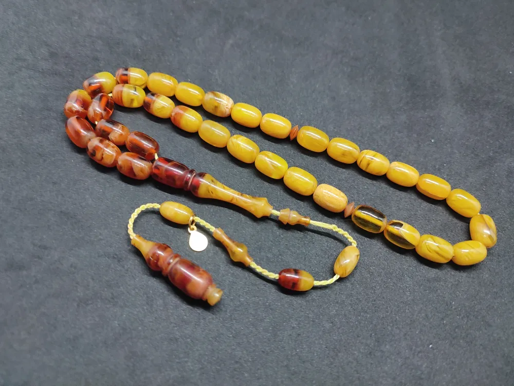 Ayhan Turan Usta Eseri̇ Ful Hare Ful Damar Eski̇ 0.6 Mm Deli̇m Sıkma Kehri̇bar küçük resim 3