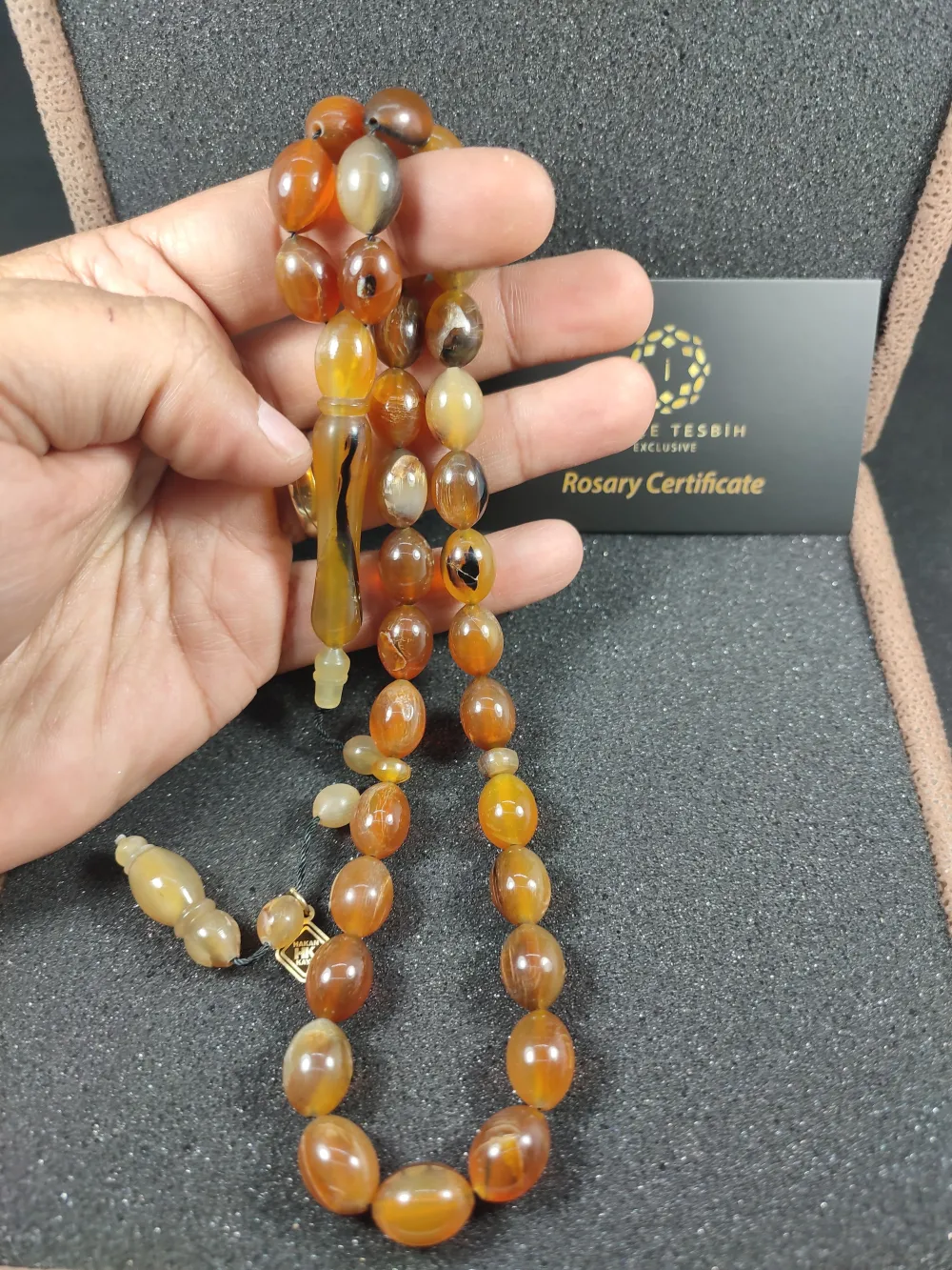 Vıp Kutulu 38 Gr Hakan Kaya Usta Eseri̇ Nadi̇r Tür  Gergedan Boynuzu küçük resim 4