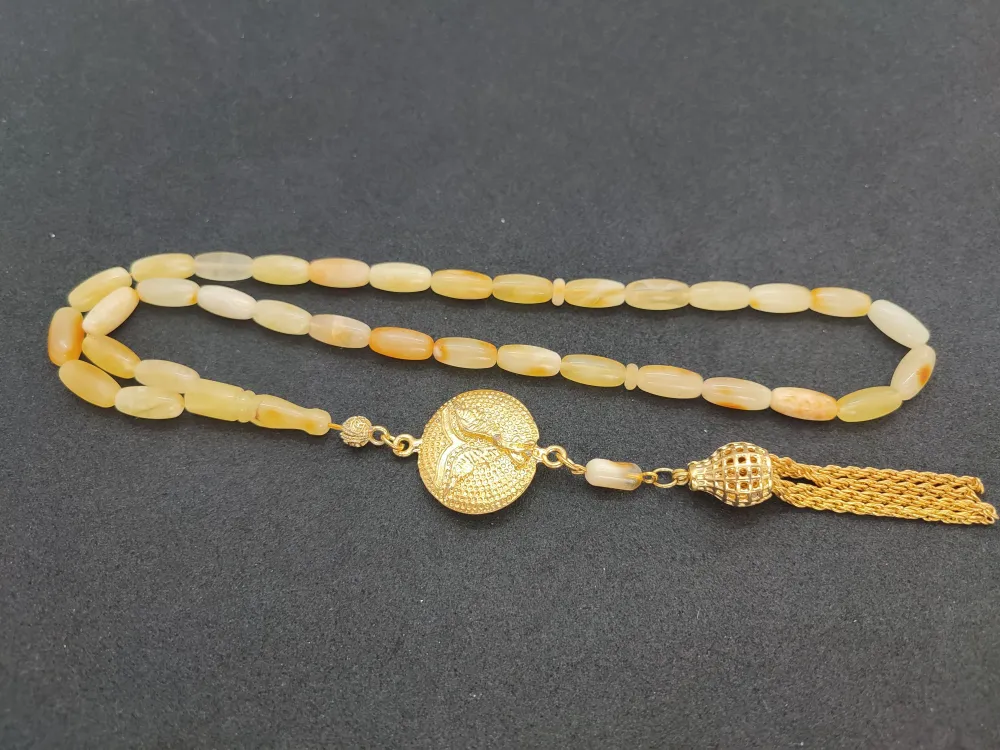 Kaçkar Usta Eseri̇ 115.43 Gr 475 Ayar Gümüş Püsküllü 13.56 Gr Mat Kaya Damla küçük resim 2