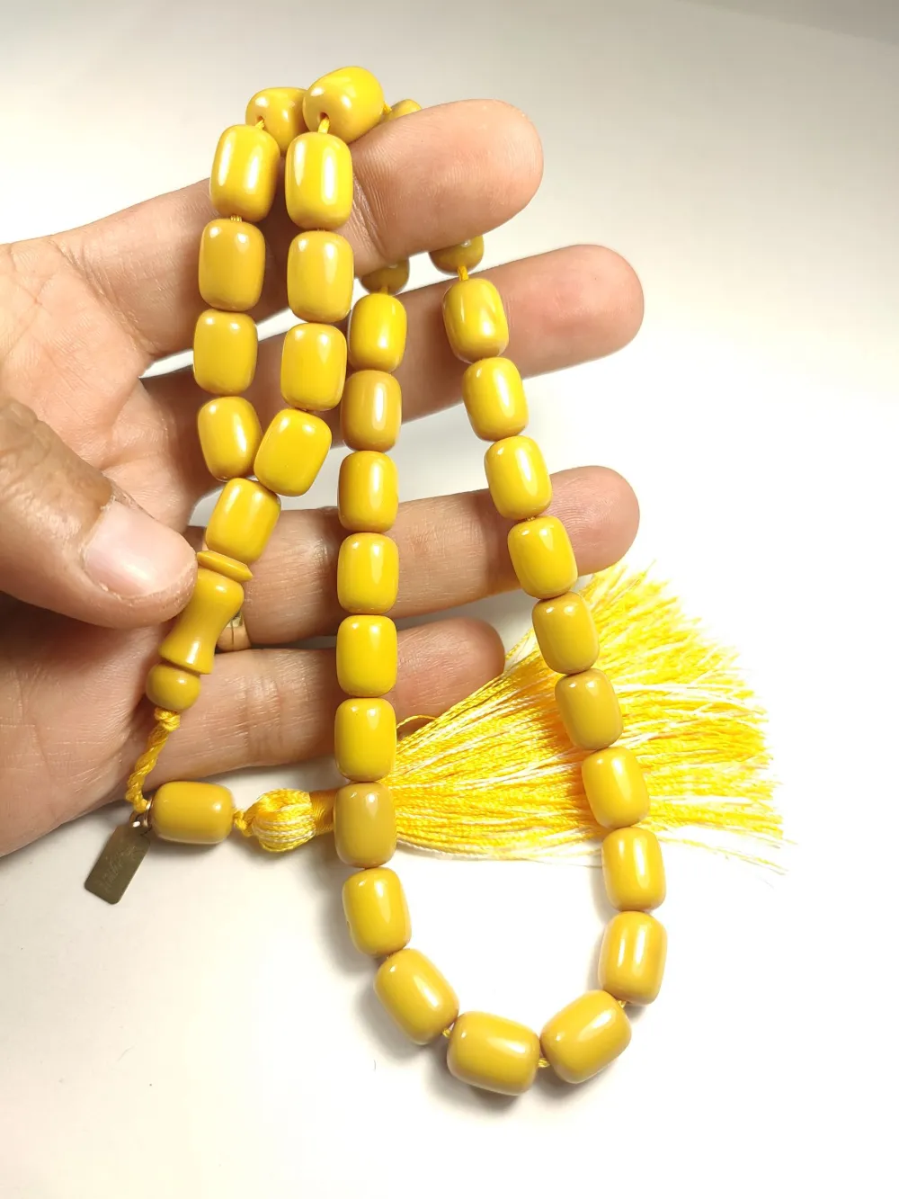 Ebu Zeyn Usta İşi̇ İmzalı Osmanlı Torunu Sıkma Kehri̇bar küçük resim 5