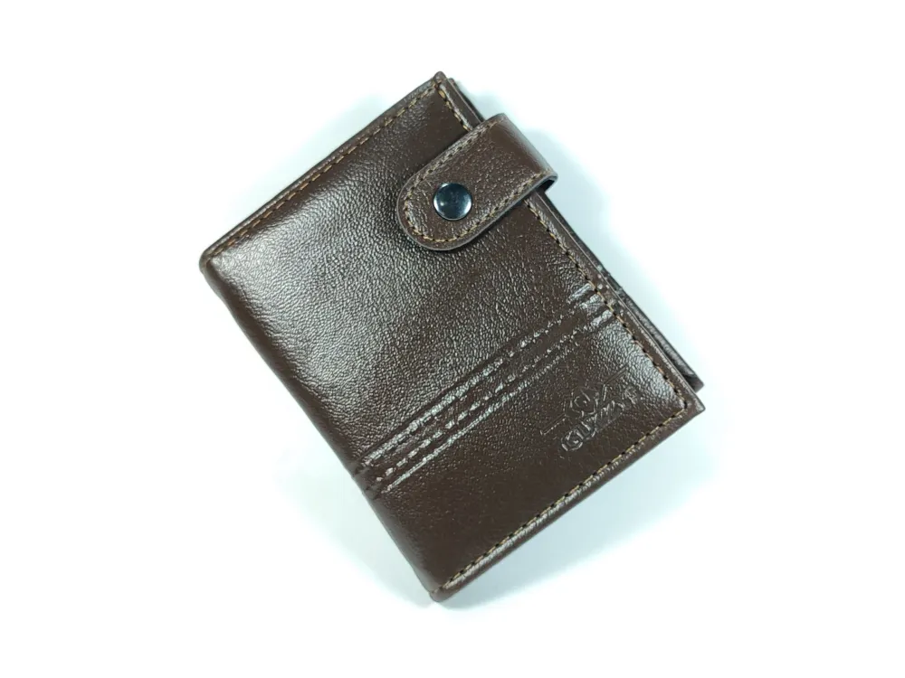 Hedi̇ye Kutulu Şık Deri̇ Cüzdan Kartlık Ve Kağıt Para Bölmeli̇