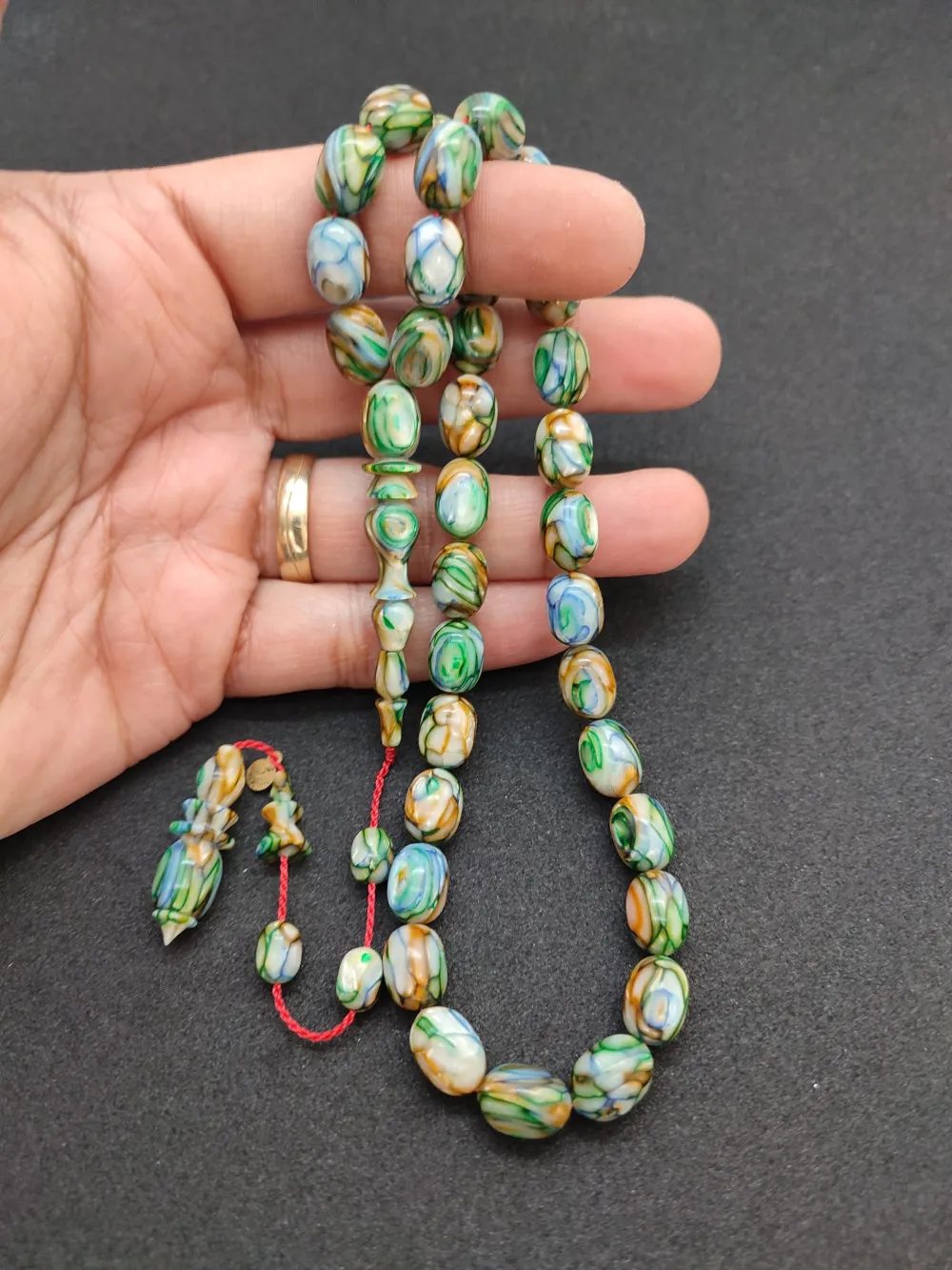 Başka Yerde Yok!!! Dalgıç Usta Eseri̇ Nadi̇r Renk  Fransız Galali̇t küçük resim 4