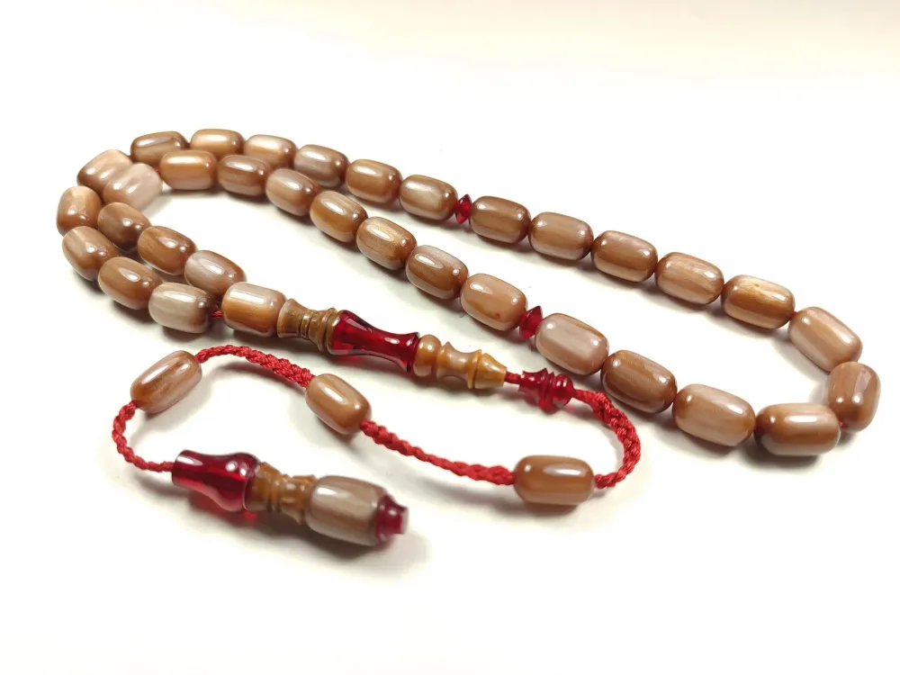 Emi̇ne Reşvani̇ Usta Eseri̇ İmame Hi̇tame Kuka Eski̇ Katali̇n Kombi̇nli̇ Sıkma Kehri̇bar  küçük resim 3