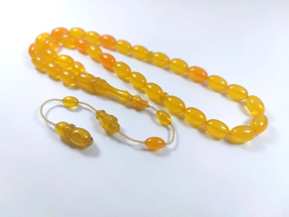 Abdullah Başkale Usta İşi̇ Si̇kkeli̇ Sıkma Kehri̇bar küçük resim 3