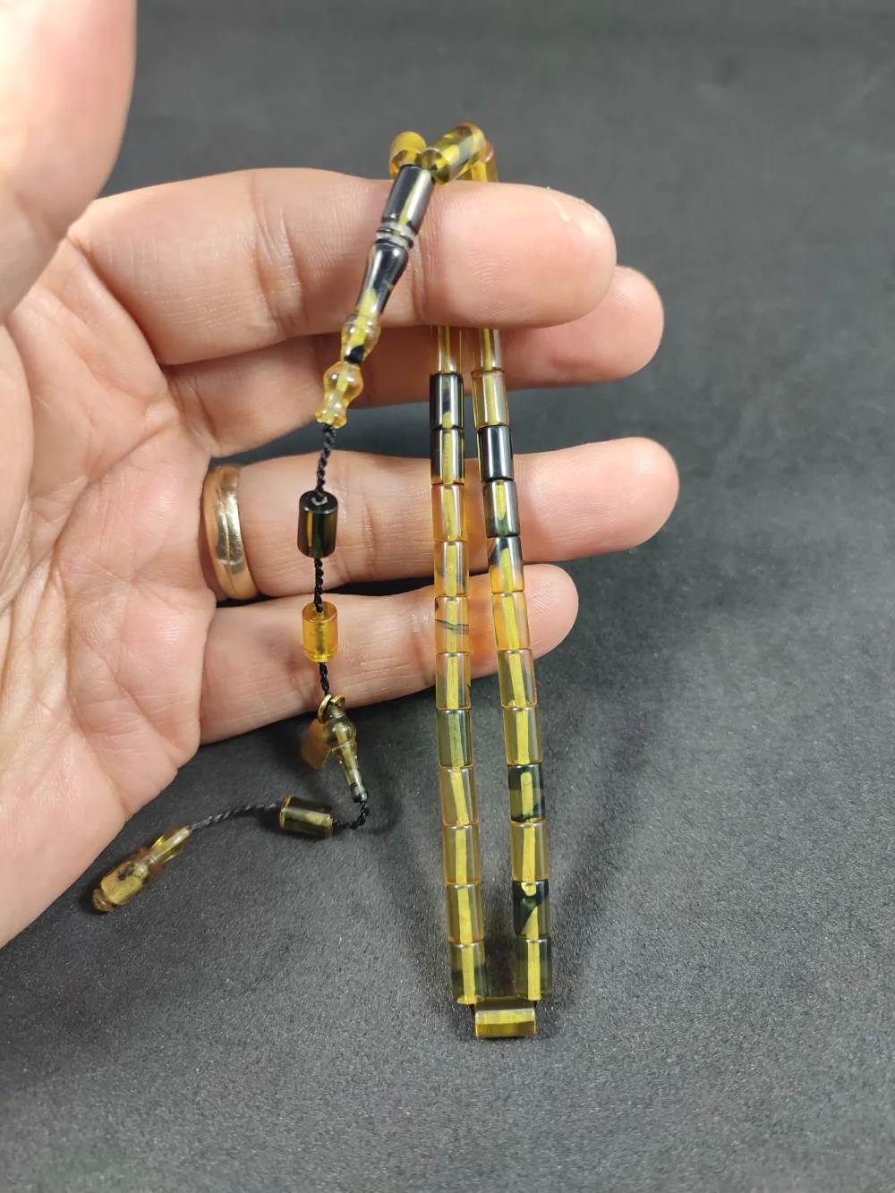 Mehmet Mercan Usta Eseri̇ Bi̇lek Boy Ok Gi̇bi̇ Kesme Sıkma Kehri̇bar küçük resim 3