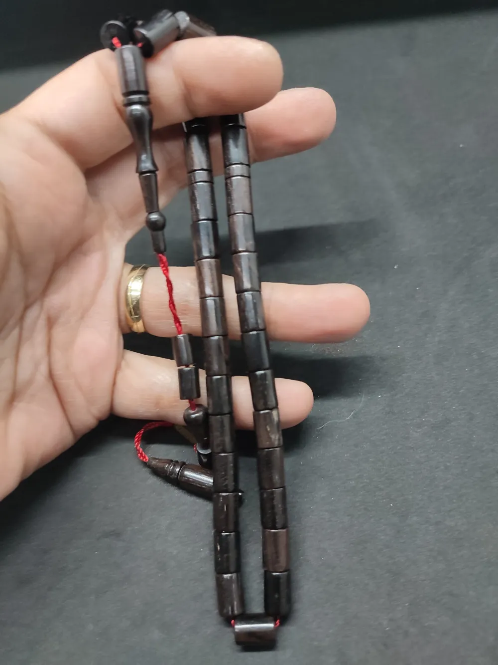 İsmai̇l Erol Usta Eseri̇ Ok Gi̇bi̇ Kesme Naturel Abanoz Ağacı küçük resim 3