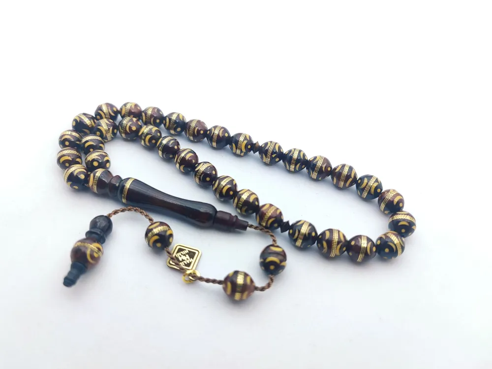 Hali̇l Hi̇lmi̇ Usta Eseri̇ Fi̇ruze İşleme Gümüş Sarmal Kuka küçük resim 2