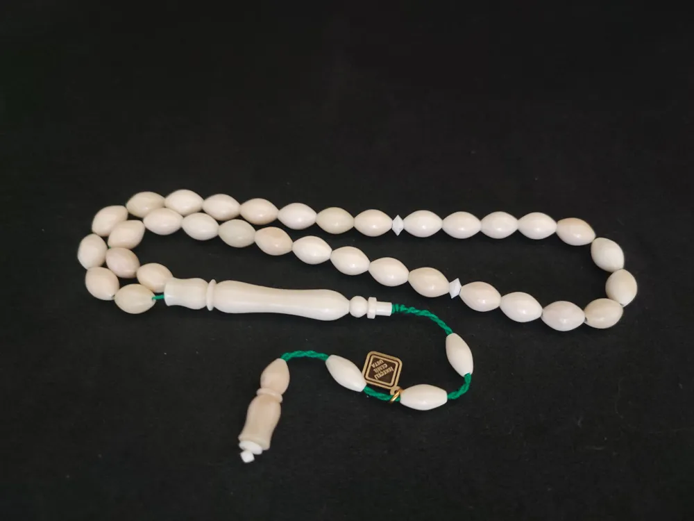 İskeçeli̇ Cemi̇l Usta Eseri̇ Mevlevi̇ Model Naturel Bali̇na Kemi̇ği̇ küçük resim 2