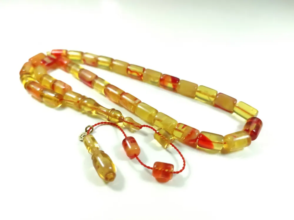 Erkan Çubukçu Usta İşi̇ İmzalı Mühürlü Sıkma Kehri̇bar