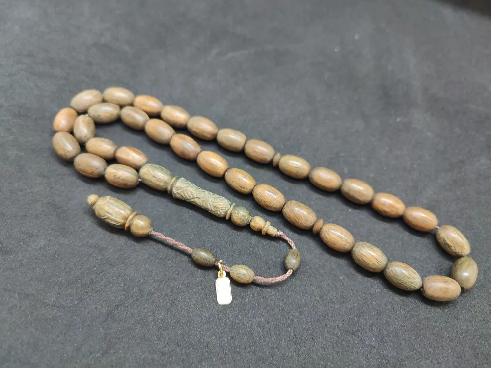 Mustafa Uysal Usta Eseri̇ İmame Kalem Oyma Şi̇fa Kaynağı Mi̇s Kokulu Pelesenk küçük resim 3