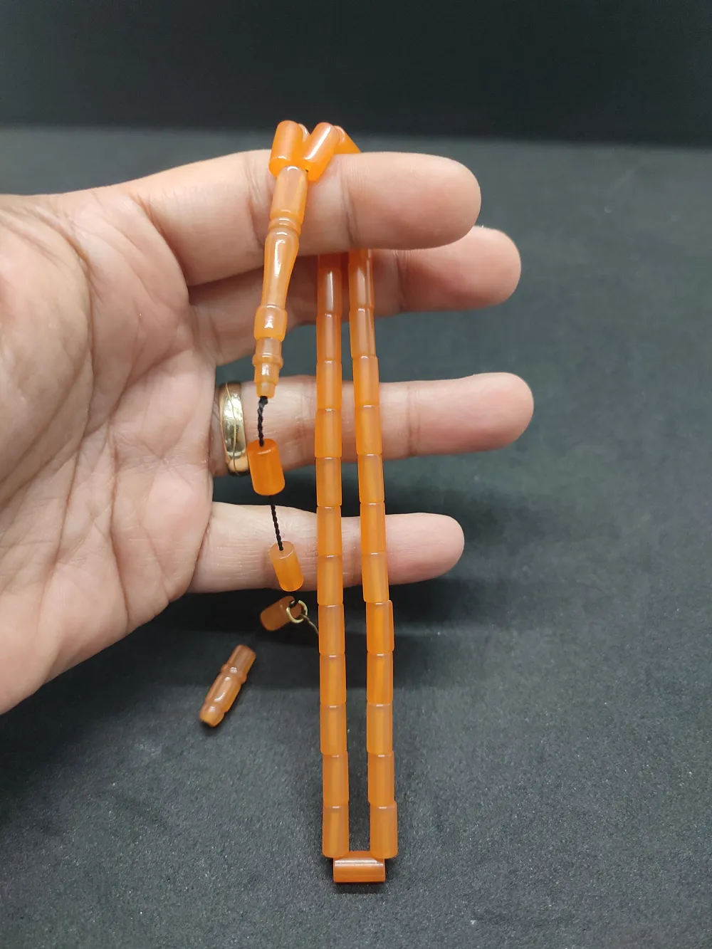 Furkan Gül Usta Eseri̇ Tam El Boy Ok Gi̇bi̇ Bi̇r Sıkma Kehri̇bar küçük resim 5