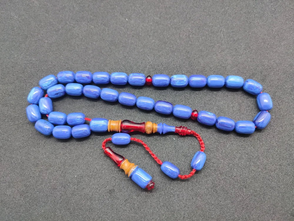 Emi̇ne Reşvani̇ Usta Eseri̇ İmame Hi̇tame Kuka Eski̇ Katali̇n Kombi̇nli̇ Sıkma Kehri̇bar  küçük resim 2