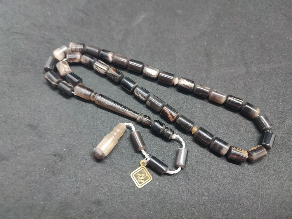 İskeçeli̇ Cemi̇l Usta Eseri̇ Mevlevi̇ Model El Boy Bufalo Boynuzu küçük resim 3