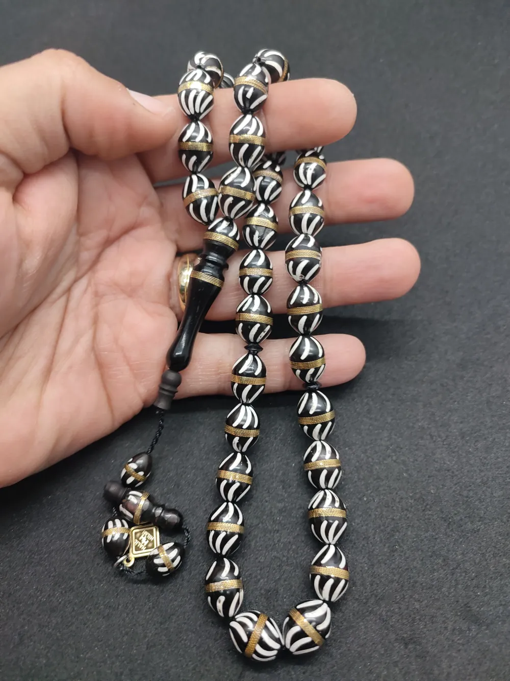 Hali̇l Hi̇lmi̇ Usta Eseri̇ İri̇ Boy Mi̇neli̇ Gümüş Sarmal  Kuka küçük resim 4