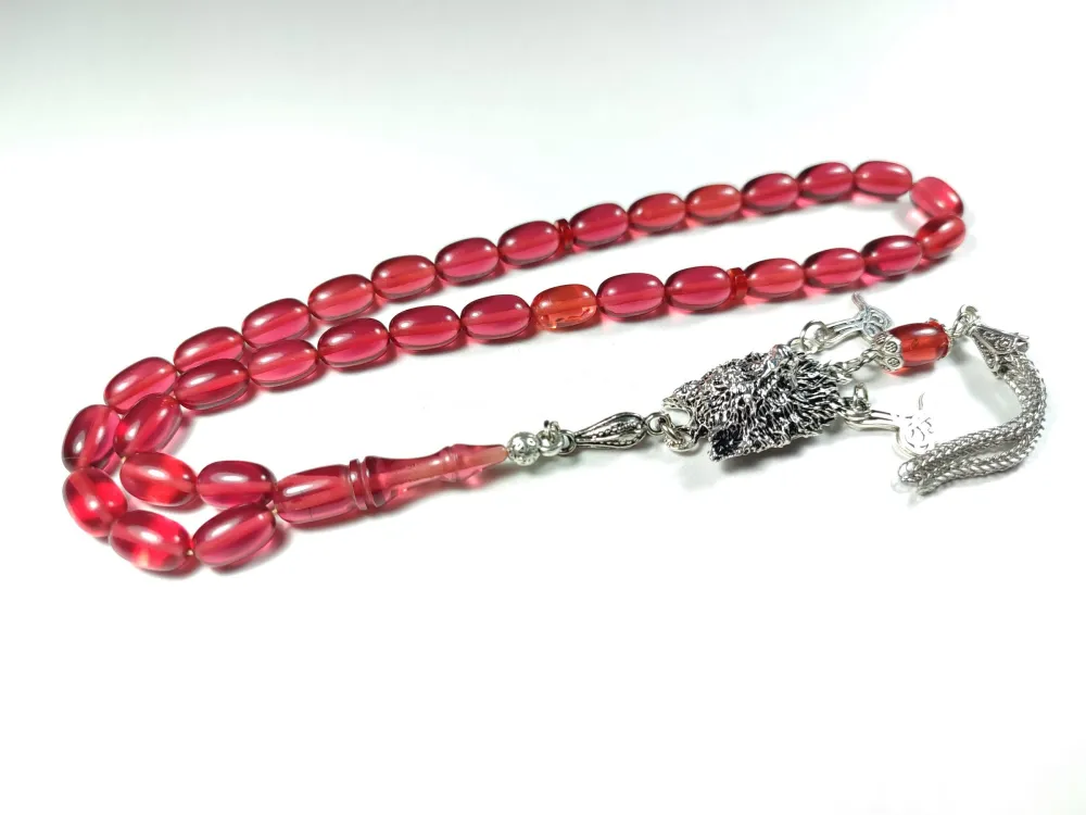 Alman Gümüş Kaplama Püskül Kombi̇nli̇ Ateş-İ Kehri̇bar küçük resim 2