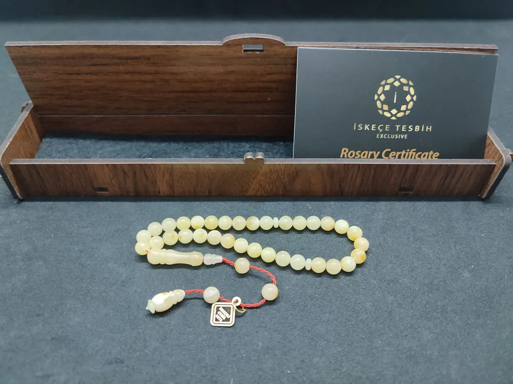 Ahşap Kutulu İskeçeli̇ Cemi̇l Usta Esri̇ 4 Parmak  5.20 Gr. Rus Kaya Damla küçük resim 2