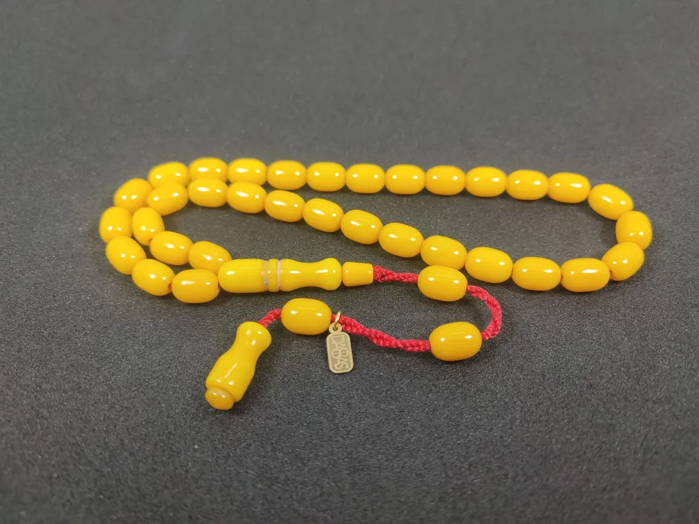 Muhammed Dabbas Usta İşi̇ İmzalı Sıkma Kehri̇bar küçük resim 2