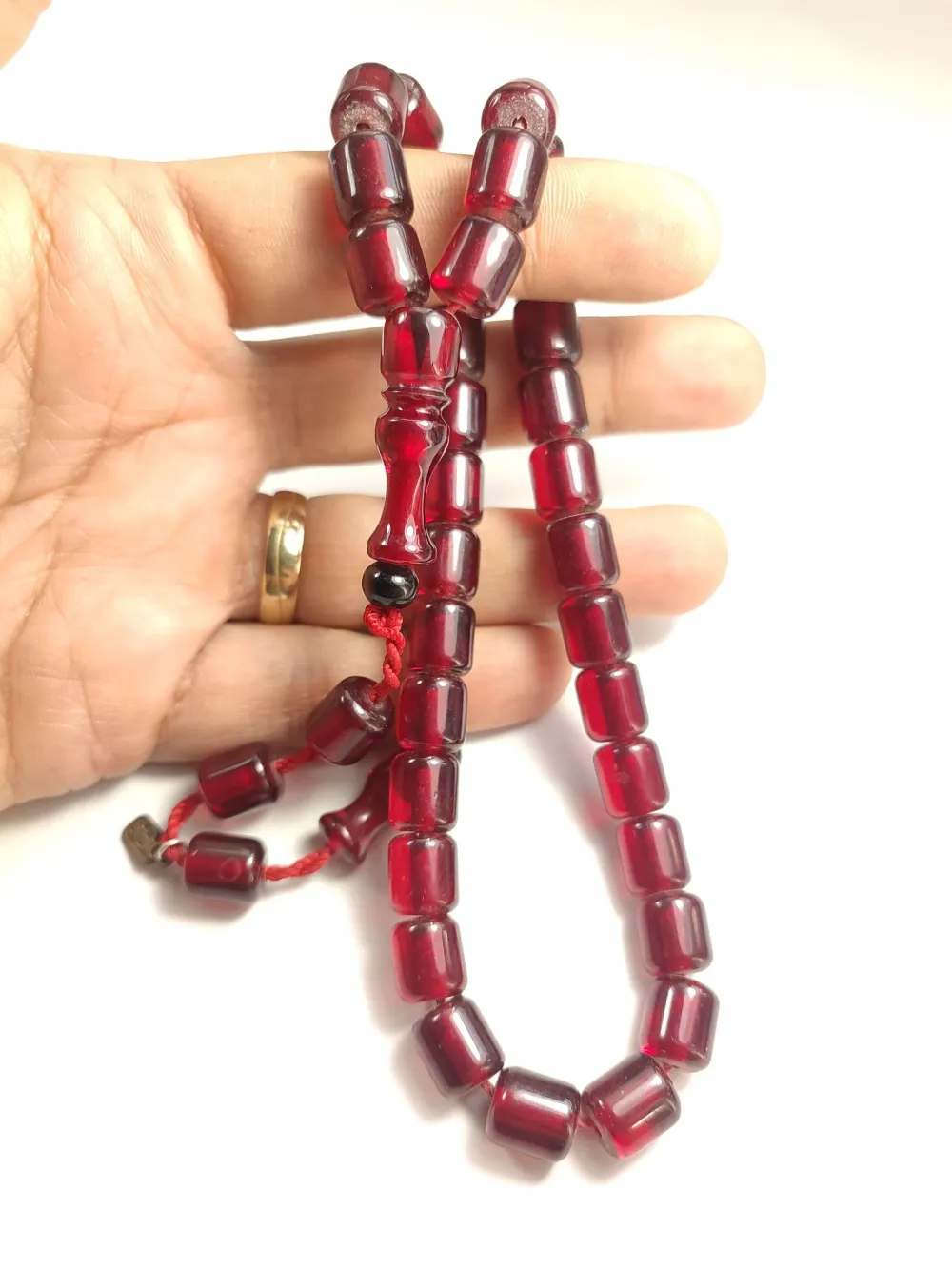 Muhammed Dabbas Usta İşi̇ İmzalı Ateş Kehri̇bar küçük resim 4