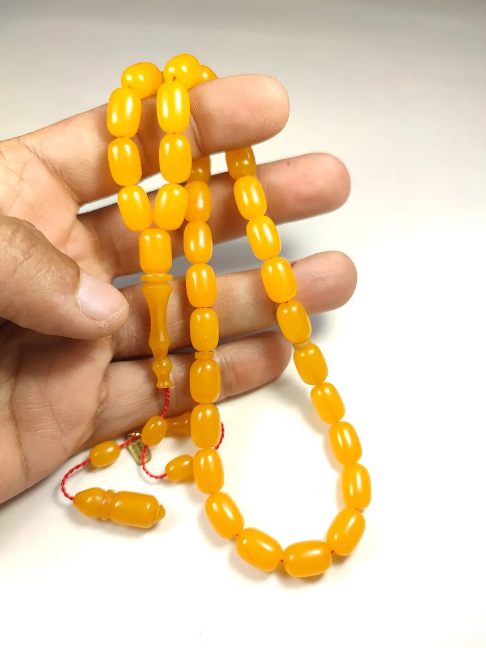 Mehmet Mercan Usta Eseri̇ İmzalı Aykırı Renk Sıkma Kehri̇bar küçük resim 4