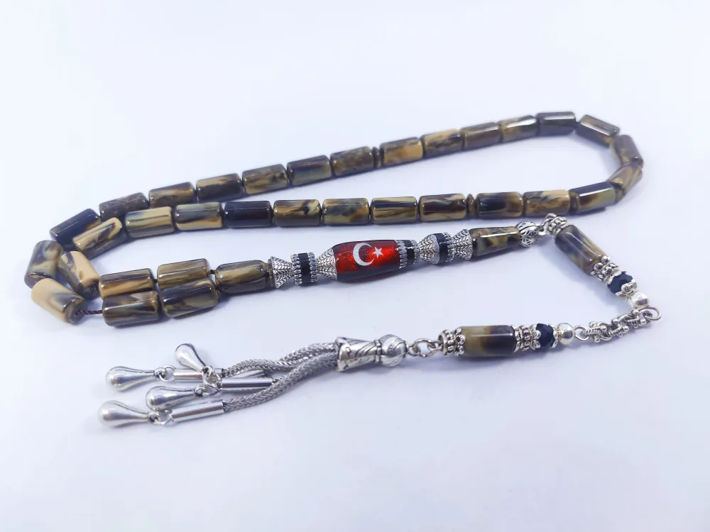 Şevket Alkan Usta Eseri̇ Gümüş Nakkaşlı Fransız Galali̇t küçük resim 2