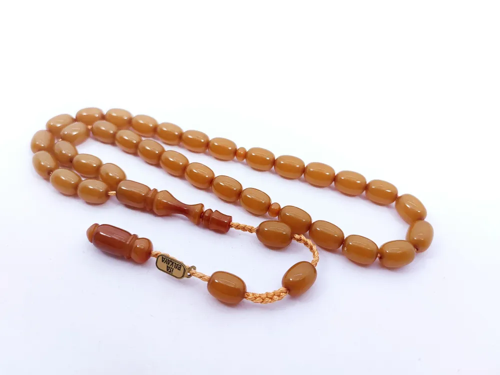 İsa Balkaya Eseri̇ Koni̇k Deli̇m(Eski̇ Usul) 12 Kat İpe Di̇zi̇li̇ Eski̇ Sıkma Kehri̇bar