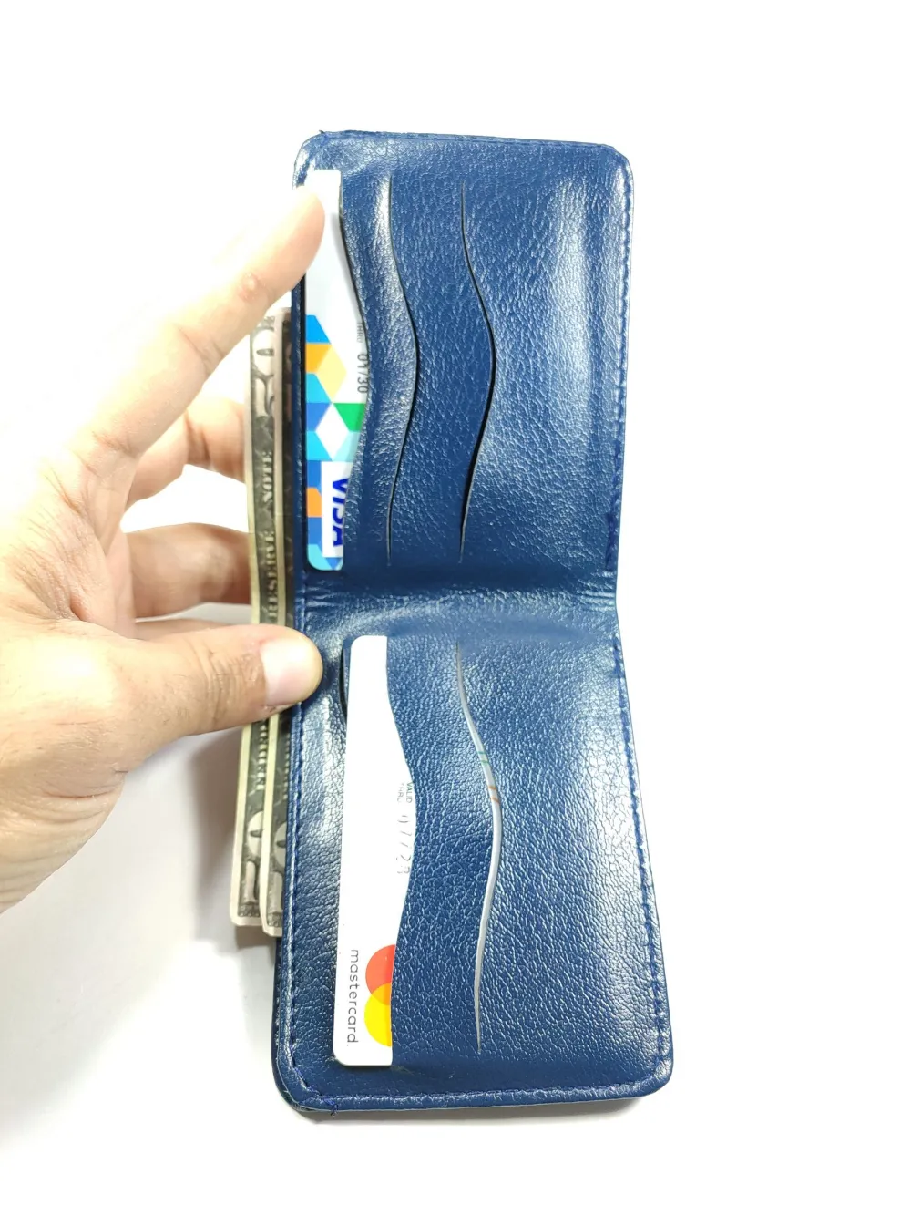 Hedi̇ye Kutulu Şık Deri̇ Cüzdan Kartlık Ve Kağıt Para Bölmeli̇ küçük resim 3