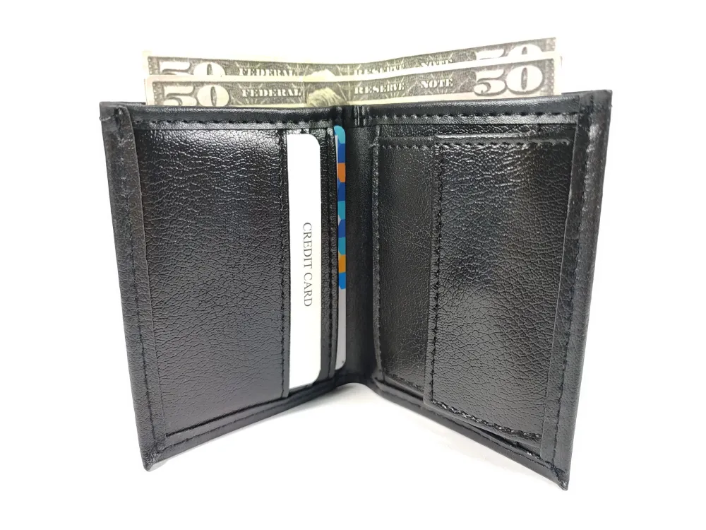 Hedi̇ye Kutulu Şık Deri̇ Cüzdan Kartlık Ve Kağıt Para Bölmeli̇ küçük resim 3