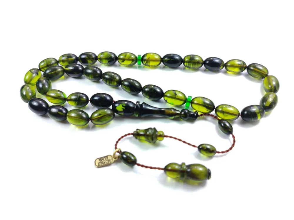 Mesut Elma Usta İşi̇ İmzalı Mühürlü Sıkma Kehri̇bar küçük resim 3