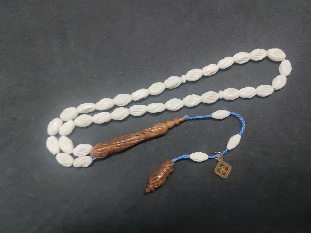 Hakan Kaya Usta Eseri̇ Kuka Kombi̇nli̇ Full Kalem Oyma Deve Kemi̇ği̇ küçük resim 4