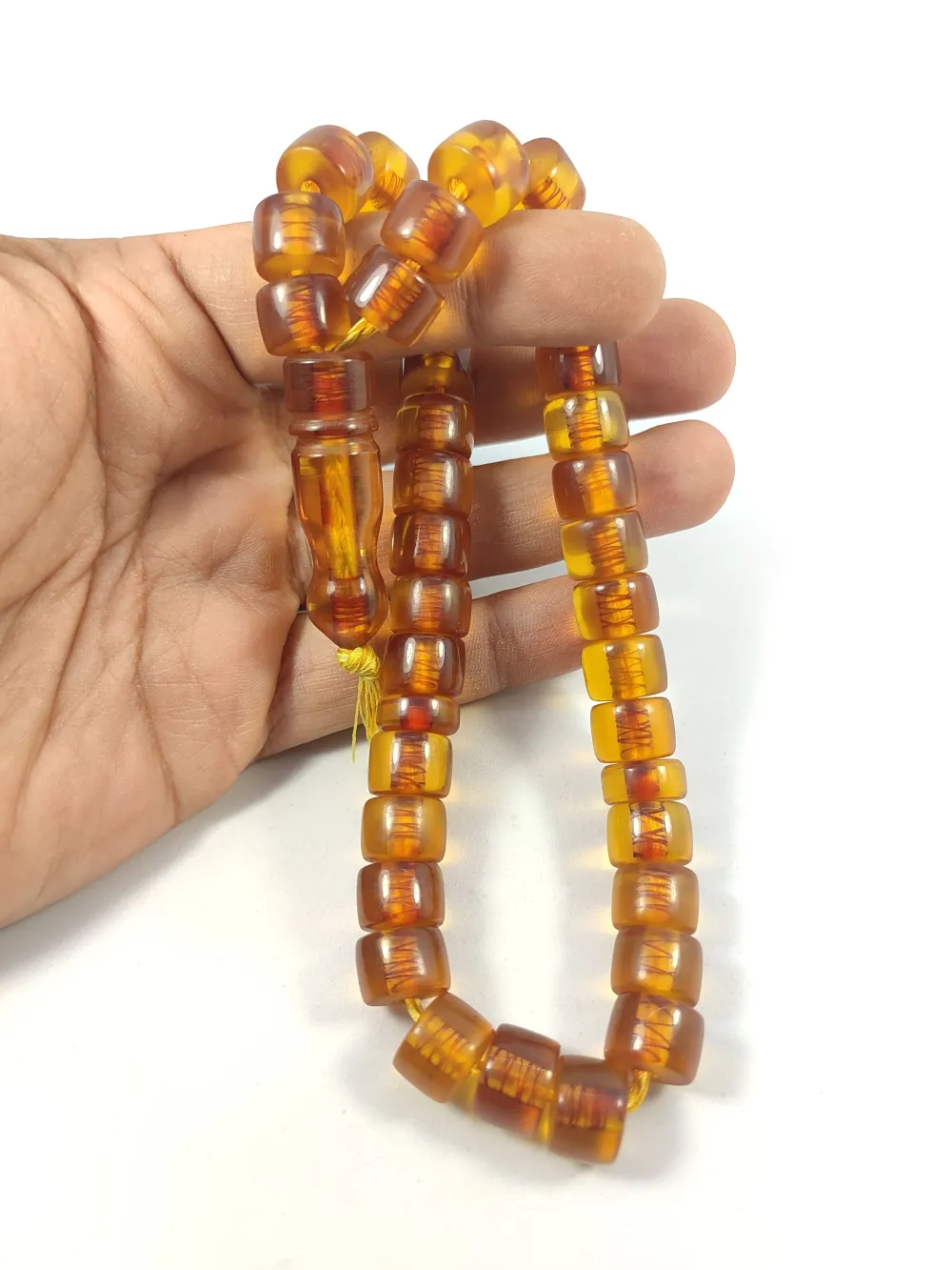 Başka Yerde Yok!!! Kelle Boy 42 Gr. Şeffaf Eski̇ İran Necef Baga küçük resim 4