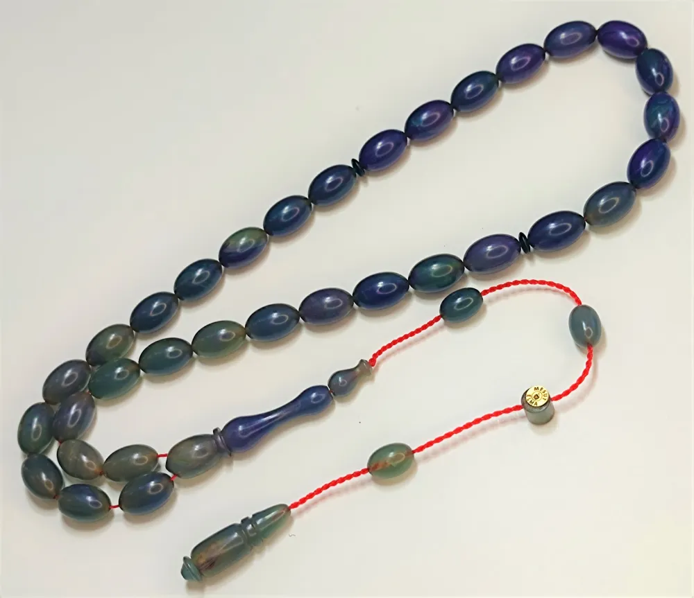 Mesut Elma Usta İşi̇ İmzalı Mühürlü  Sıkma Kehri̇bar küçük resim 5