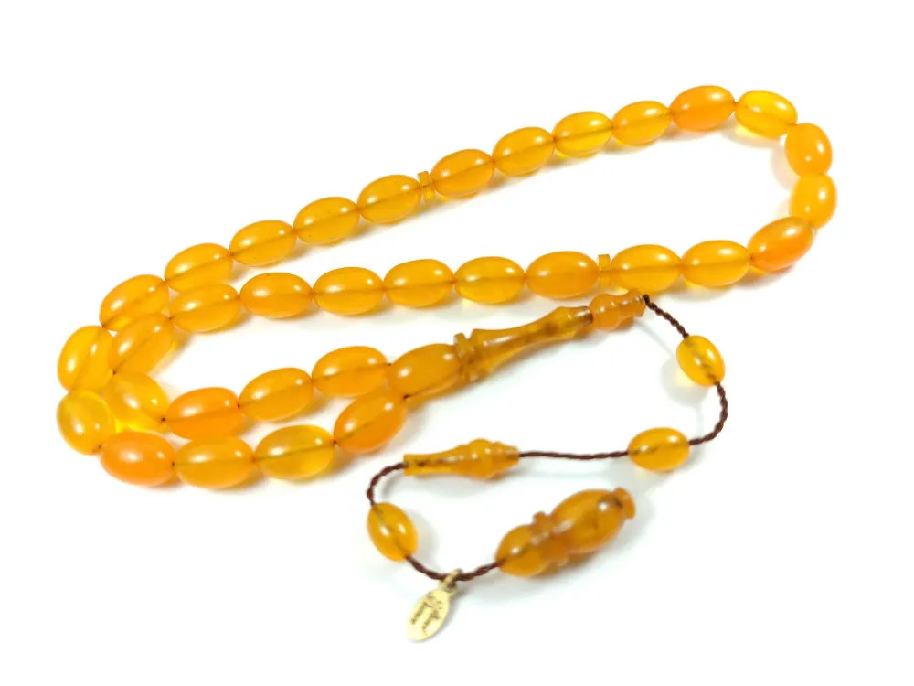 Ayhan Turan Usta İşi̇ İmzalı Mühürlü Sıkma Kehri̇bar