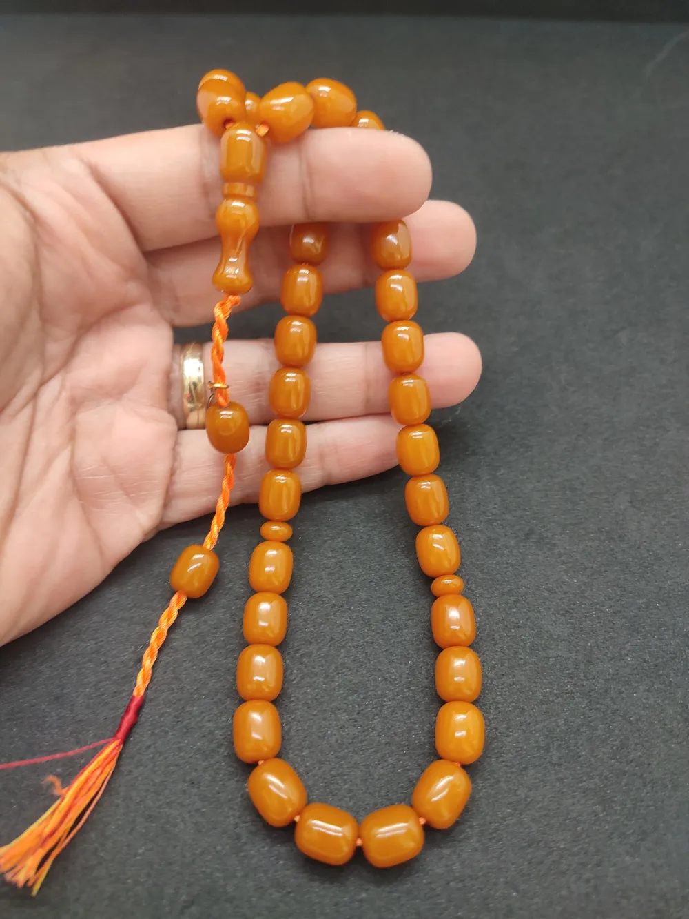 Osama Omari̇ İmzalı Eski̇ Usul Havşalı Horoz İmame 50 Yaşında Alman Faturan küçük resim 4