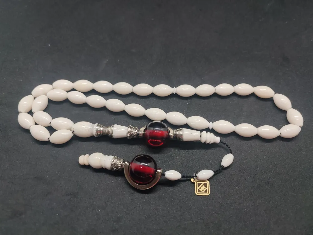 Hakan Kaya Usta  El İşçi̇li̇kli̇ Ağır Gümüş Nakkaşlı İri̇ Boy Deve Kemi̇ği̇ küçük resim 3