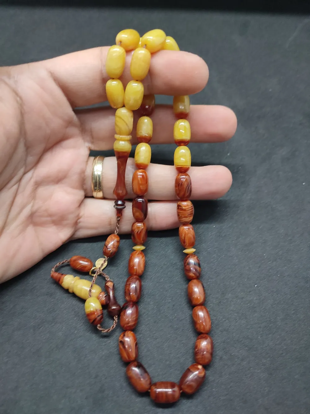 Ayhan Turan Usta Eseri̇ Ful Hare Ful Damar Eski̇ 0.6 Mm Deli̇m Sıkma Kehri̇bar küçük resim 5