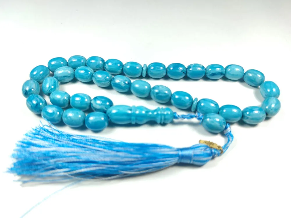 Ebu Zeyn Usta İşi̇ İmzalı Mühürlü Sıkma Kehri̇bar