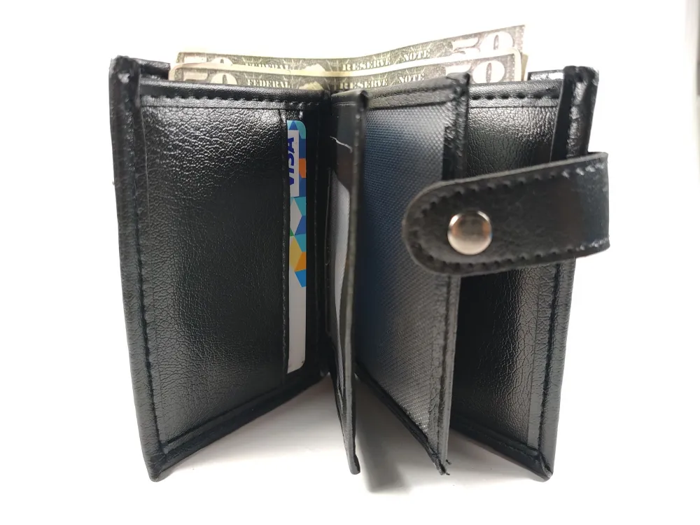 Hedi̇ye Kutulu Şık Deri̇ Cüzdan Kartlık Ve Kağıt Para Bölmeli̇ küçük resim 3