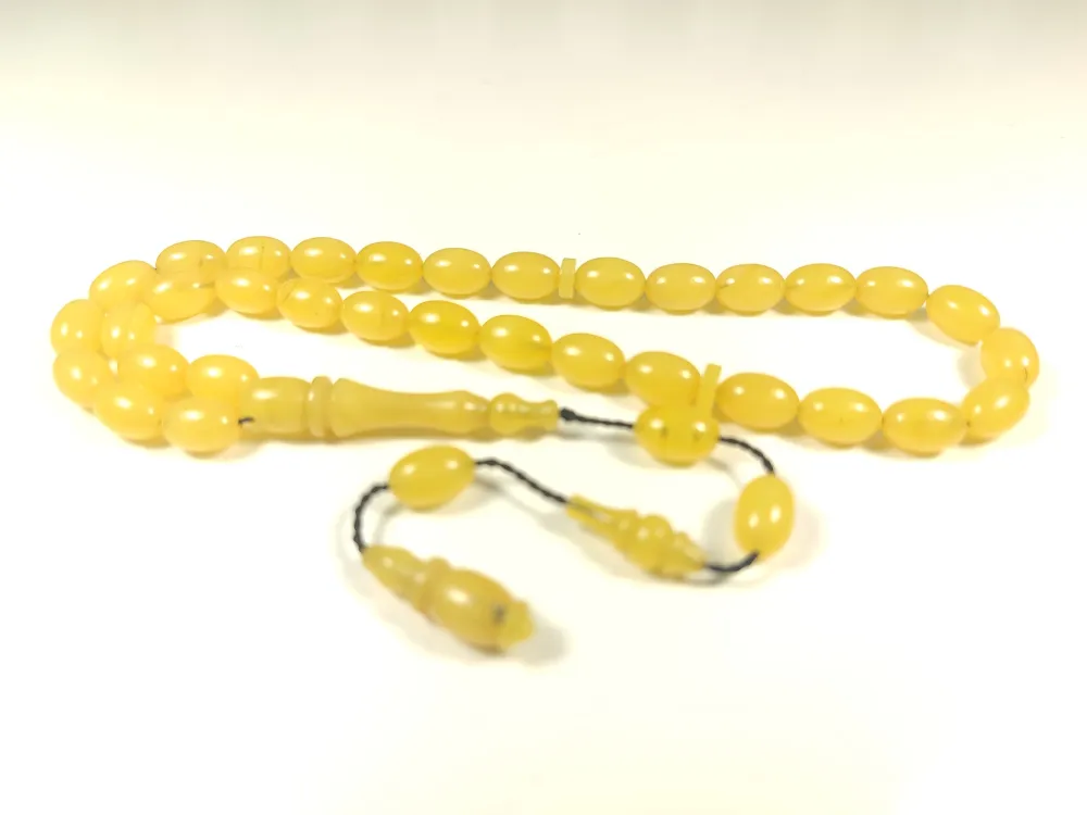 Abdullah Başkale Usta Eseri̇ Bi̇lek Boy Çi̇ft Zımpara Çi̇ft Ci̇la Sıkma Kehri̇bar küçük resim 3