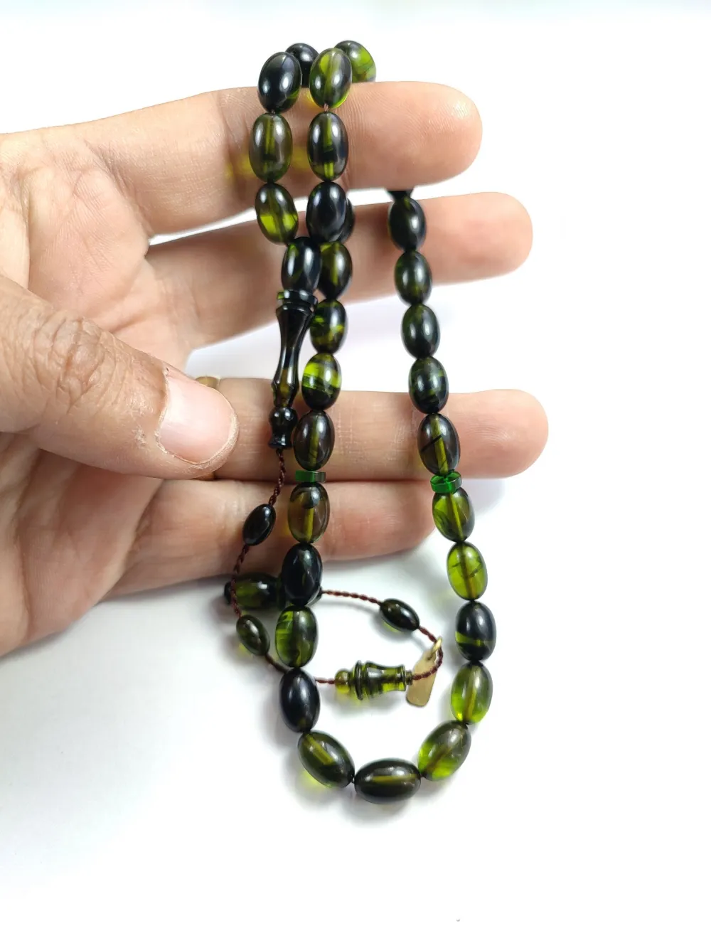 Mesut Elma Usta İşi̇ İmzalı Mühürlü Sıkma Kehri̇bar küçük resim 5