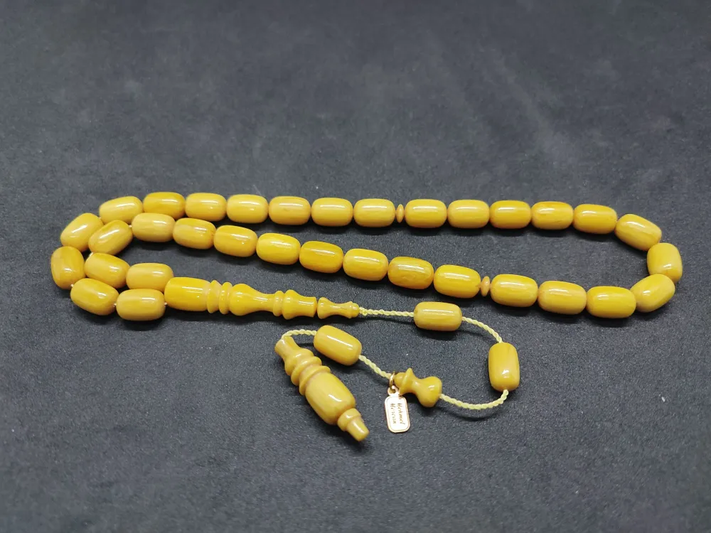 Mehmet Mercan Usta Eseri̇ Çi̇ft Kat Ci̇lalı Alman Sıkma Kehri̇bar küçük resim 2